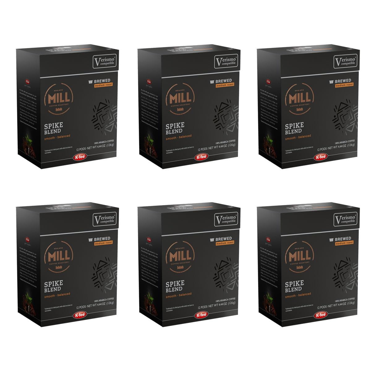 Mr and Mrs Mill Brewed Spike Blend Coffee & Starbucks Verismo