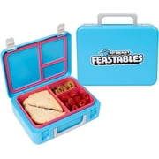 MrBeast Feastables Worlds Coolest Collectible Lunch Box, BPA-Free, Blue/Pink