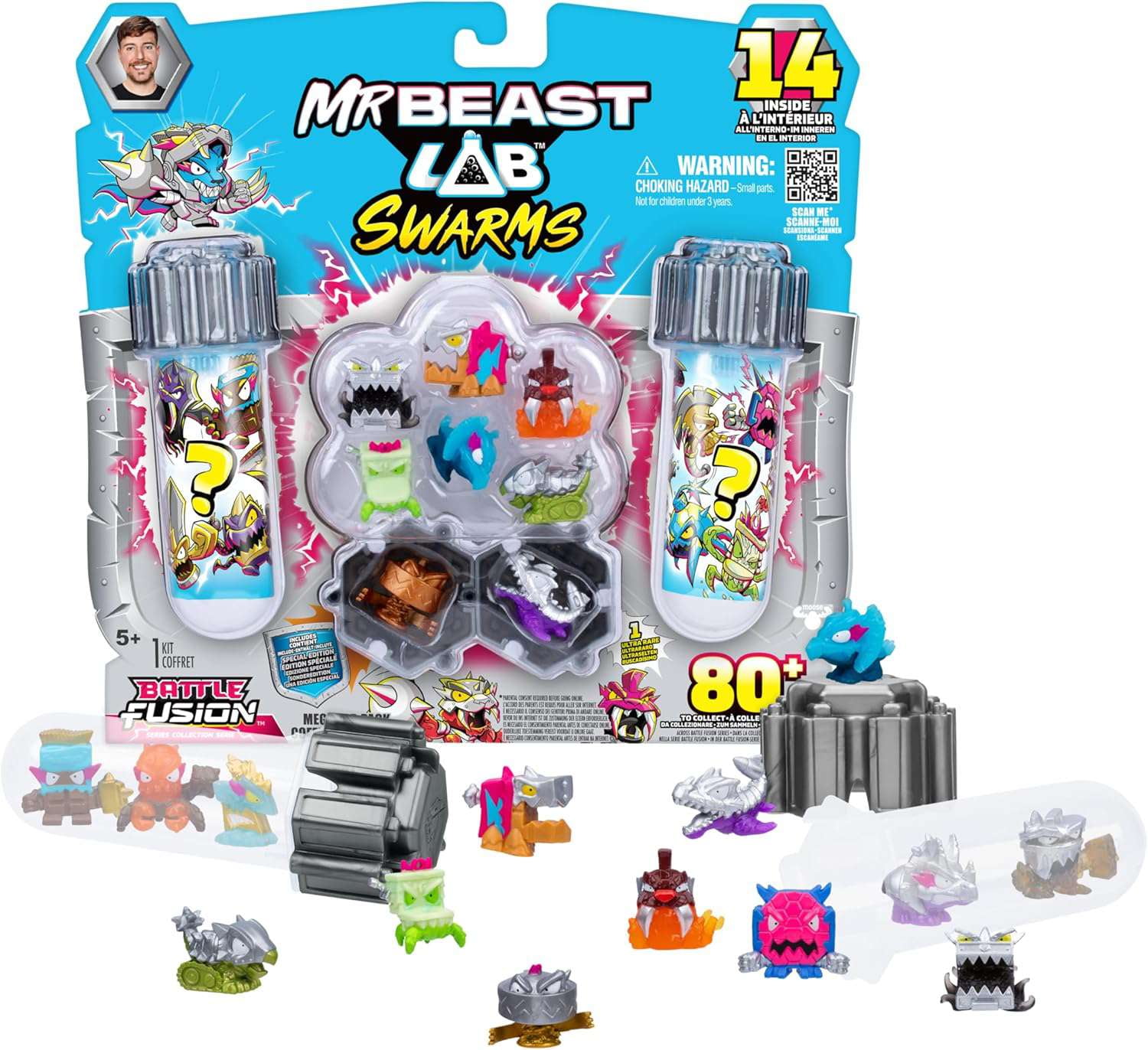 MrBeast Lab Battle Fusion Series SERPENT SPEAR Mega Lab 14-Pack