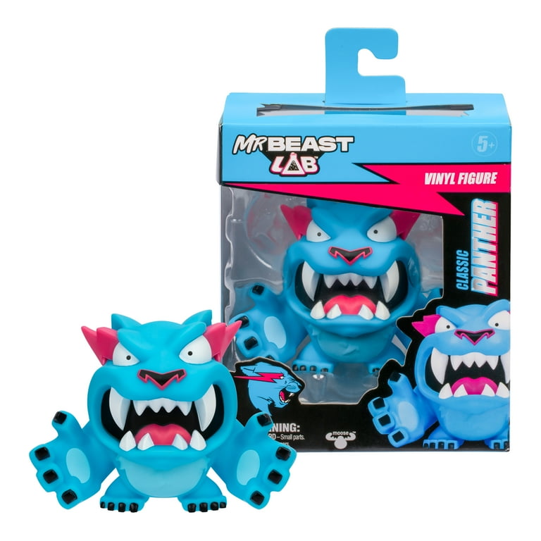 MrBeast Lab Collectible Vinyl Classic Panther Figure, 3.5