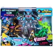 MrBeast Lab Hybrids Major Malfunction Figure 4-Pack Vinestrike Spide & Sprout, Ultra Arachno-Ape & Megametal Panthar