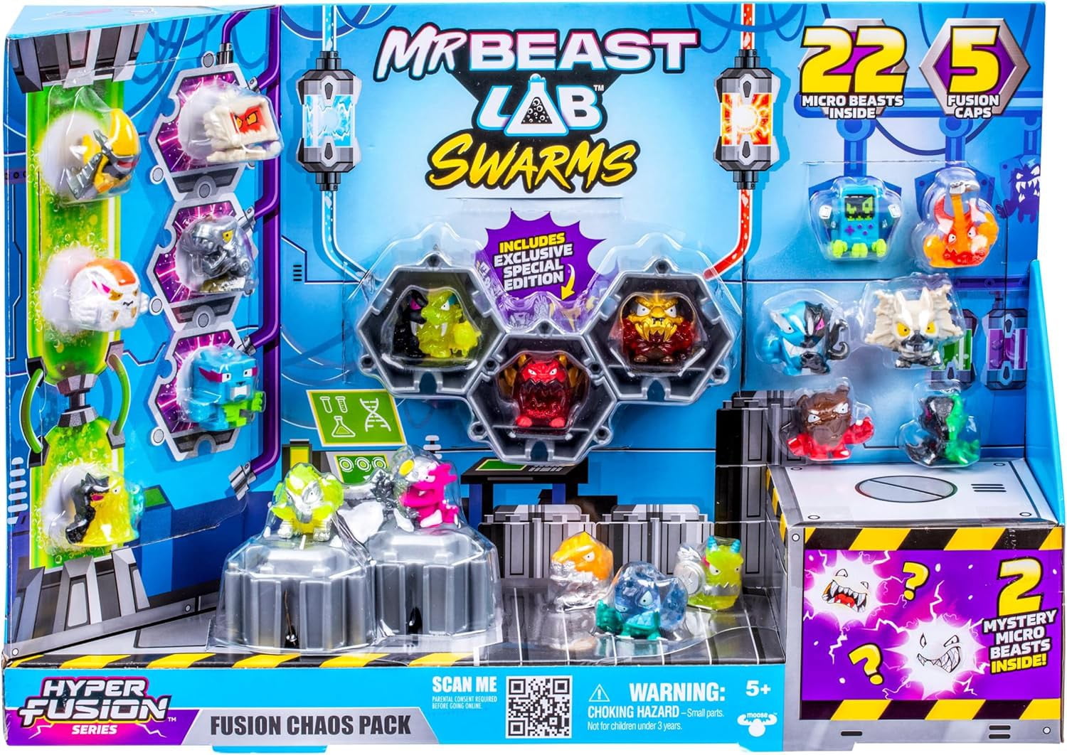 MrBeast Lab Hyper Fusion Series Fusion Chaos Pack 22-Pack Playset