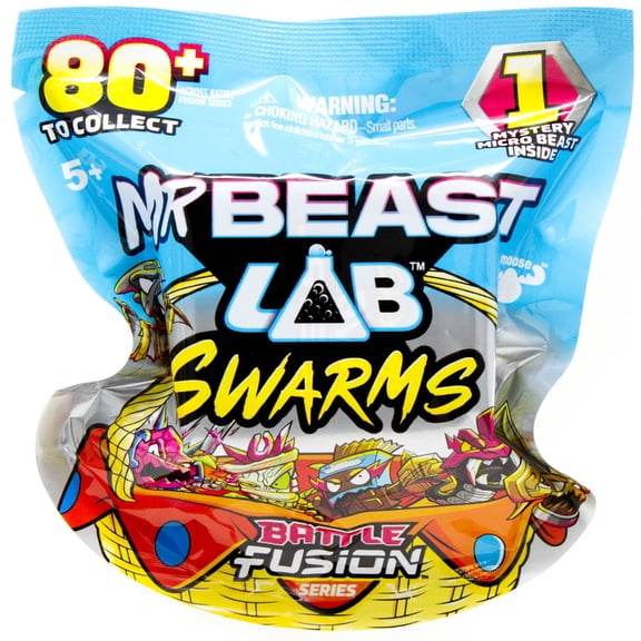 MrBeast Lab Swarms Battle Fusion Series Mystery Pack (1 RANDOM Micro Beast Figure)