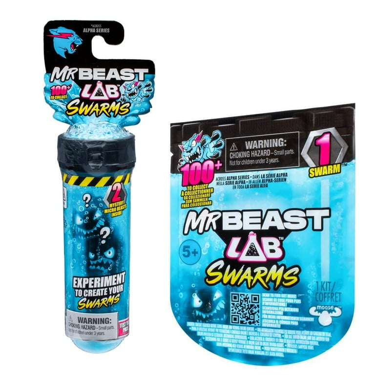 MrBeast Lab Swarms Test Tube 2 Pack, 1 inch Themed Swarms