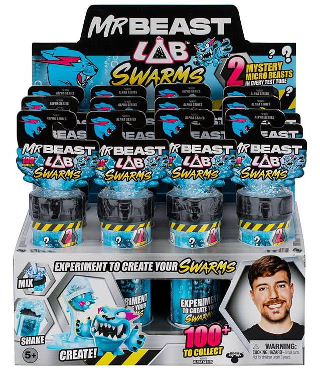 MrBeast Lab Swarms Test Tube Mystery Box (12 Packs) - Walmart.com