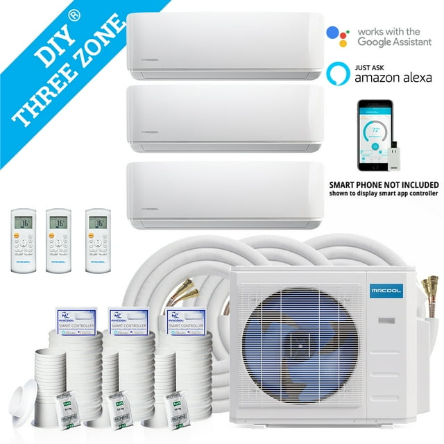 MrCool DIY 4th Gen Multi-Zone 4-Zone System