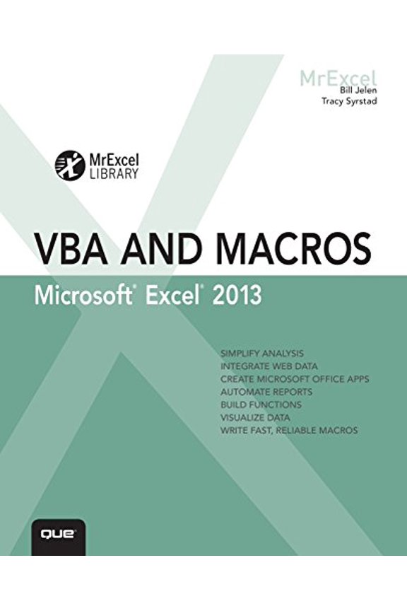 Pre-Owned Excel 2013 VBA and Macros (Paperback) 0789748614 9780789748614