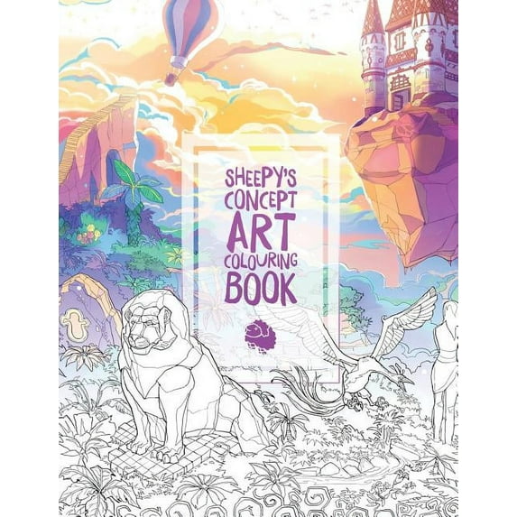 MrSuicideSheep's Concept Art Colouring Book, (Paperback)