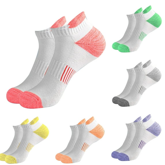 Mrasaso Under 10,Women Cotton Socks,Women's Solid Color Thick Warm Breathable Outdoor Sports Socks 5 Pairs High-Performance Durable Sports Socks for Outdoor ActivitiesGreen L