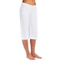 thumbnail image 1 of Mrat Cargo Capris for Women with Pockets Jogger Running Yoga Straight Wide Leg Cropped Pants Jean Capris for Women Casual Summer Trousers Blue L, 1 of 7