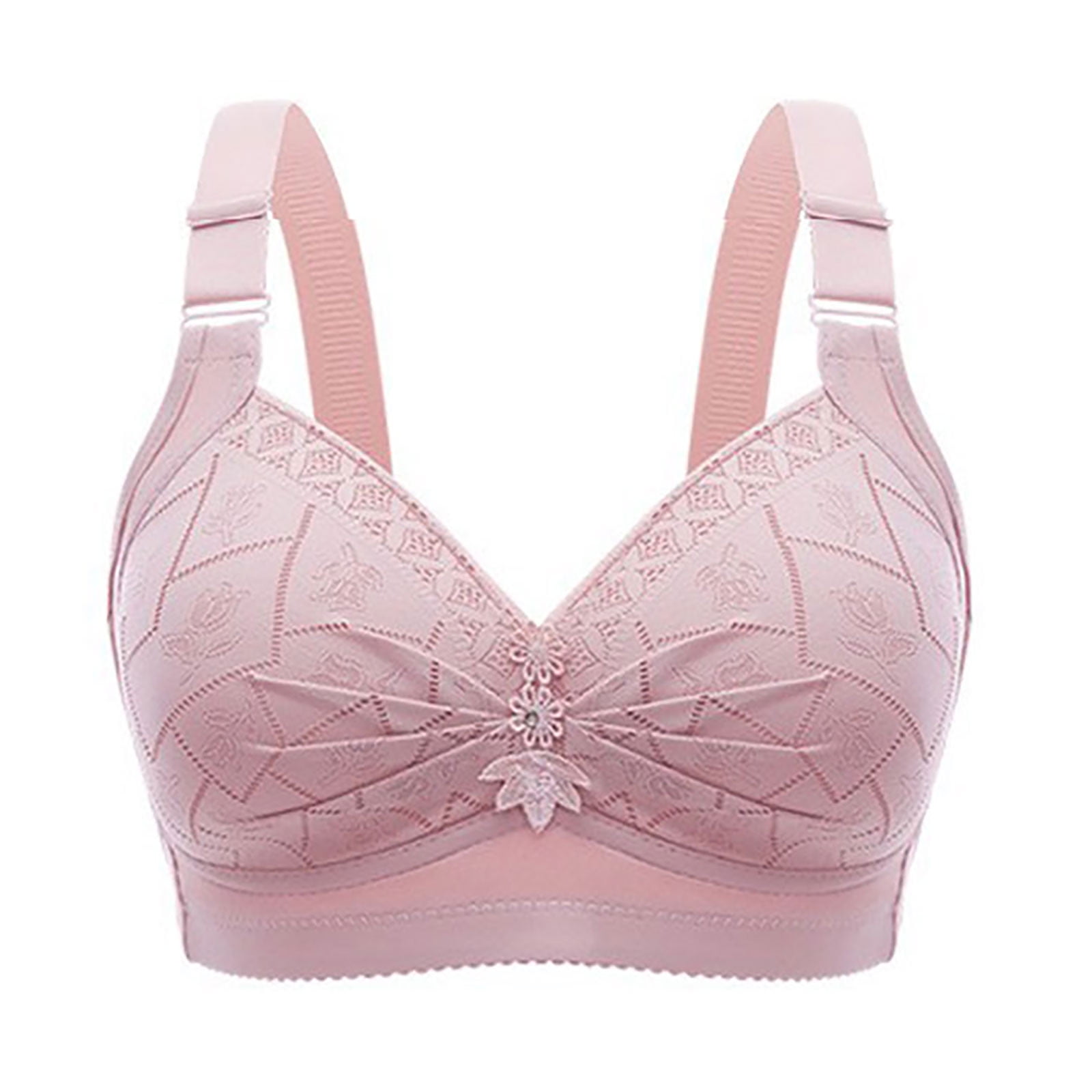 Mrat Clearance Bras For Large Breasts Womens Lace U Back Lifting Bra Lifts Push Up Plus Size