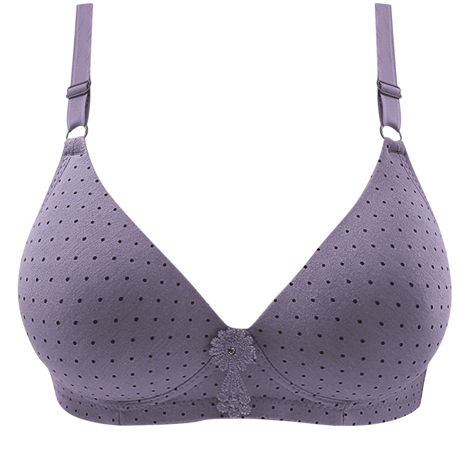 Mrat Clearance Bras for Women Front Snap Small Breasted Bralette Tops Lace  with Support Reusable Padded Bralette Lace with Support Bras for Women No  Underwire Purple L - Walmart.com