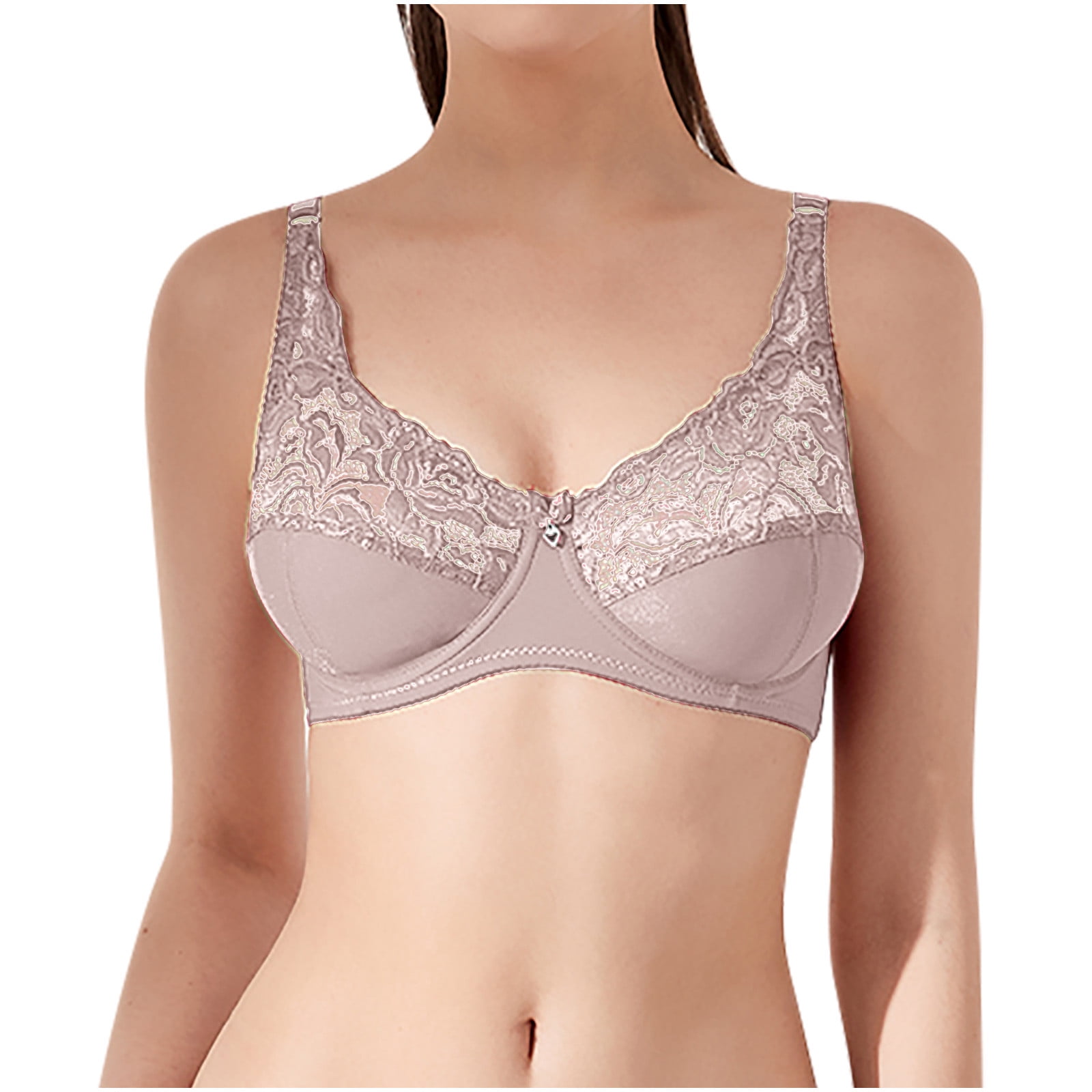 Prime Day Deals Today 2023 Yourumao Women's Bras Clearance Comfort No Wire  Bras Invisible Embrace Flex Fit Lingerie T-Shirt Everyday Underwear 
