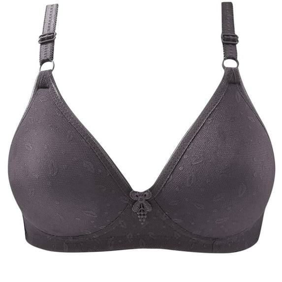 Mrat Clearance Bras for Women Clearance Womens Comfortable Lace Breathable Bra Underwear No Underwire Bras for Women Teen Bras Gray S