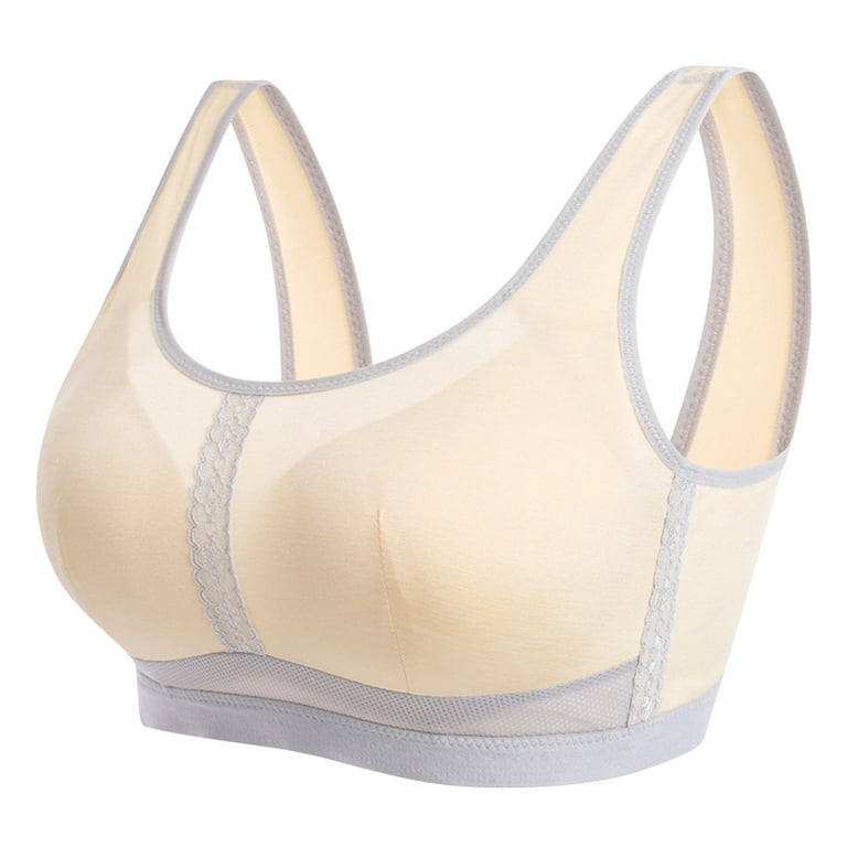Mrat Clearance Front Closure Bras for Women Push up Strapless Bras Longline  Sports Bras Bralettes for Women Push up Front Close Strapless Bras No Wire  Bra Yellow XL 