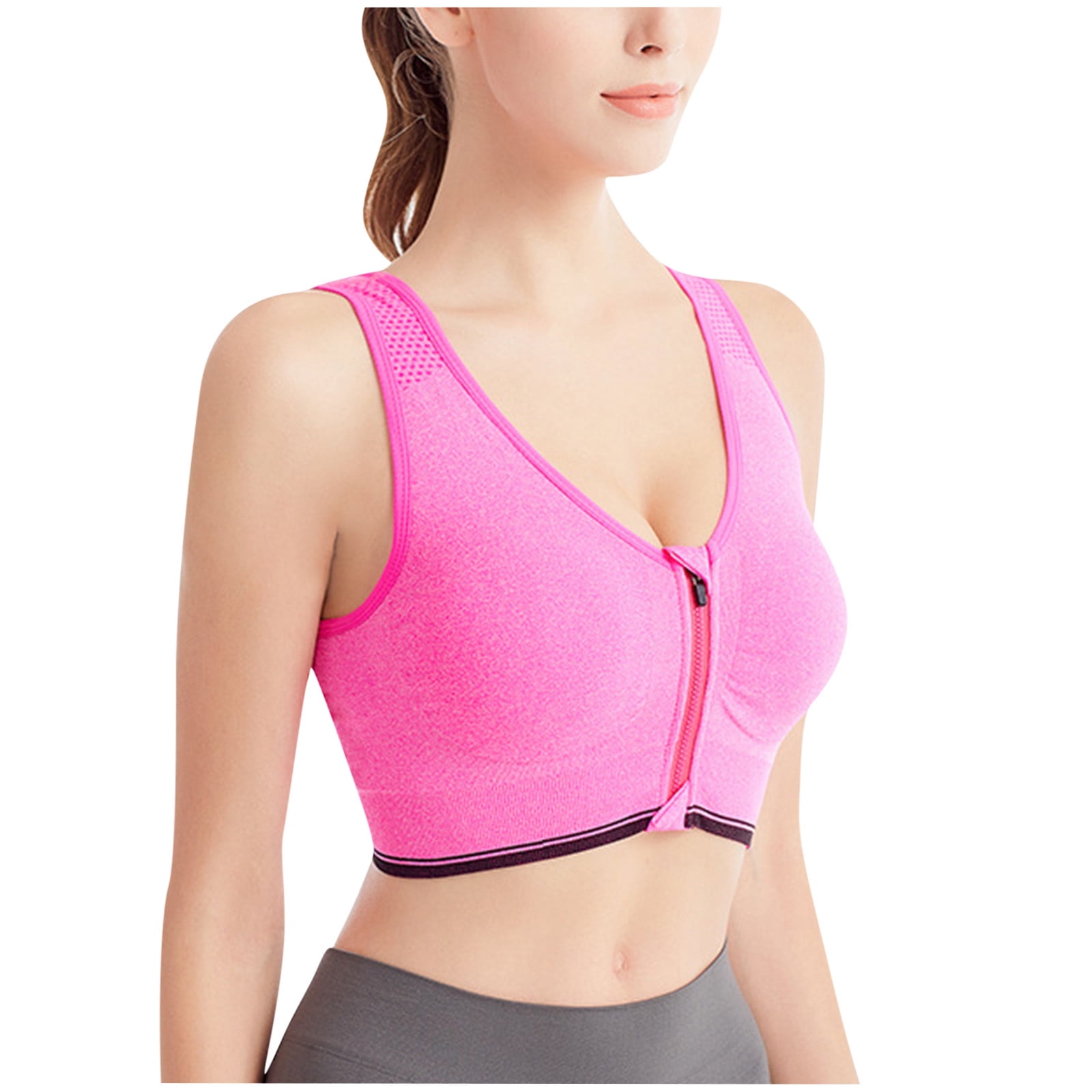 Mrat Clearance Front Closure Bras for Women Sports Padded Cute Sports Plus Size Sports Bras Long Line High Impact Sports Large Bust Sports Bras Plus Size Front Closure Womens Sports Bras Hot