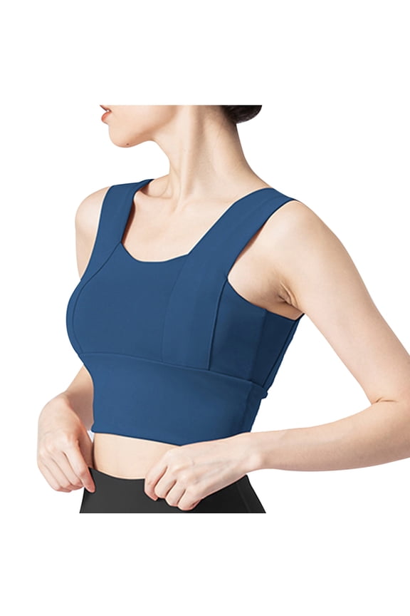 Clearance Front Closure Bras for Women Training Sports Underwear Running Push up Plus Size Lace Bralettes for Women Front Closure Bras for Women Yoga Sports Bra Blue XL