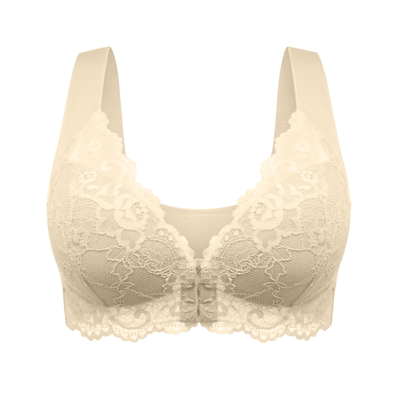 Mrat Clearance Ladies Bras without wire Women's LaceUBack Lifting Bra Lifts Plus Size with