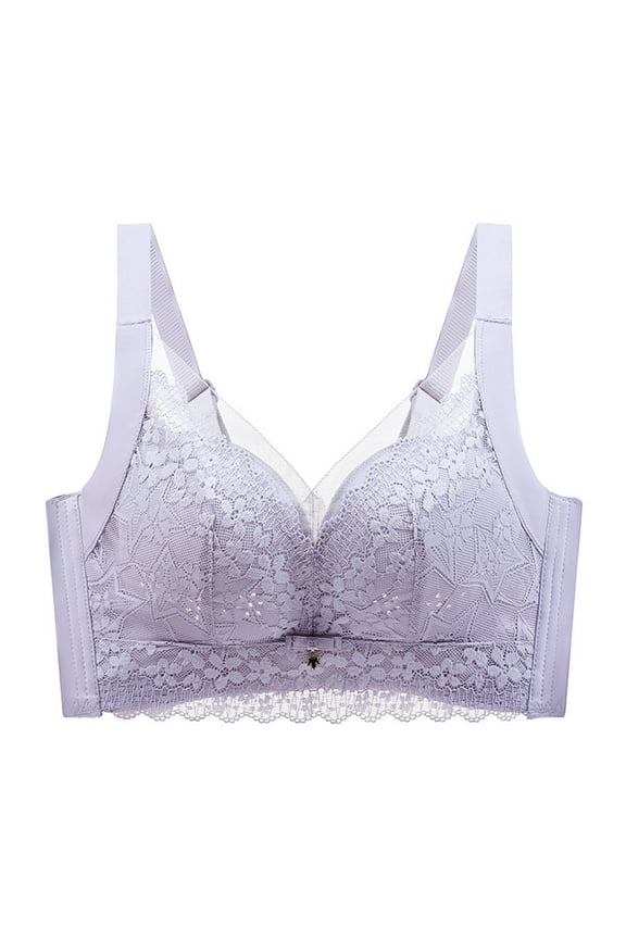 Nursing & Bras Women's No Wire Lactation Vest Bra Back Adjustment Yoga Running Bra Convertible Bra 6 Gray XL