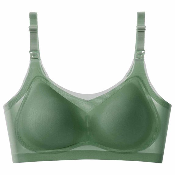 Mrat Clearance Push up Bras for Women Front Snap Small Breasted Racerback Bra Lace with Support Reusable Sports Bras Tank Tops Sports Bras for Women High Support Green M