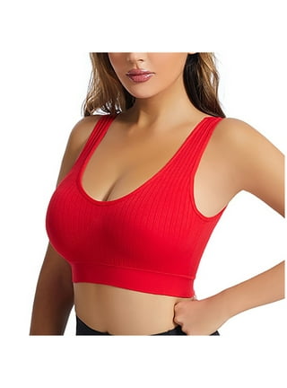 Plus Size Thin Front Closure Bras for Women Plunge Deep V Bralette 34 to 50  Wireless Cross Beauty Back Lingerie Top (Color : Wine red, Size : 46/105E)  : : Clothing, Shoes & Accessories