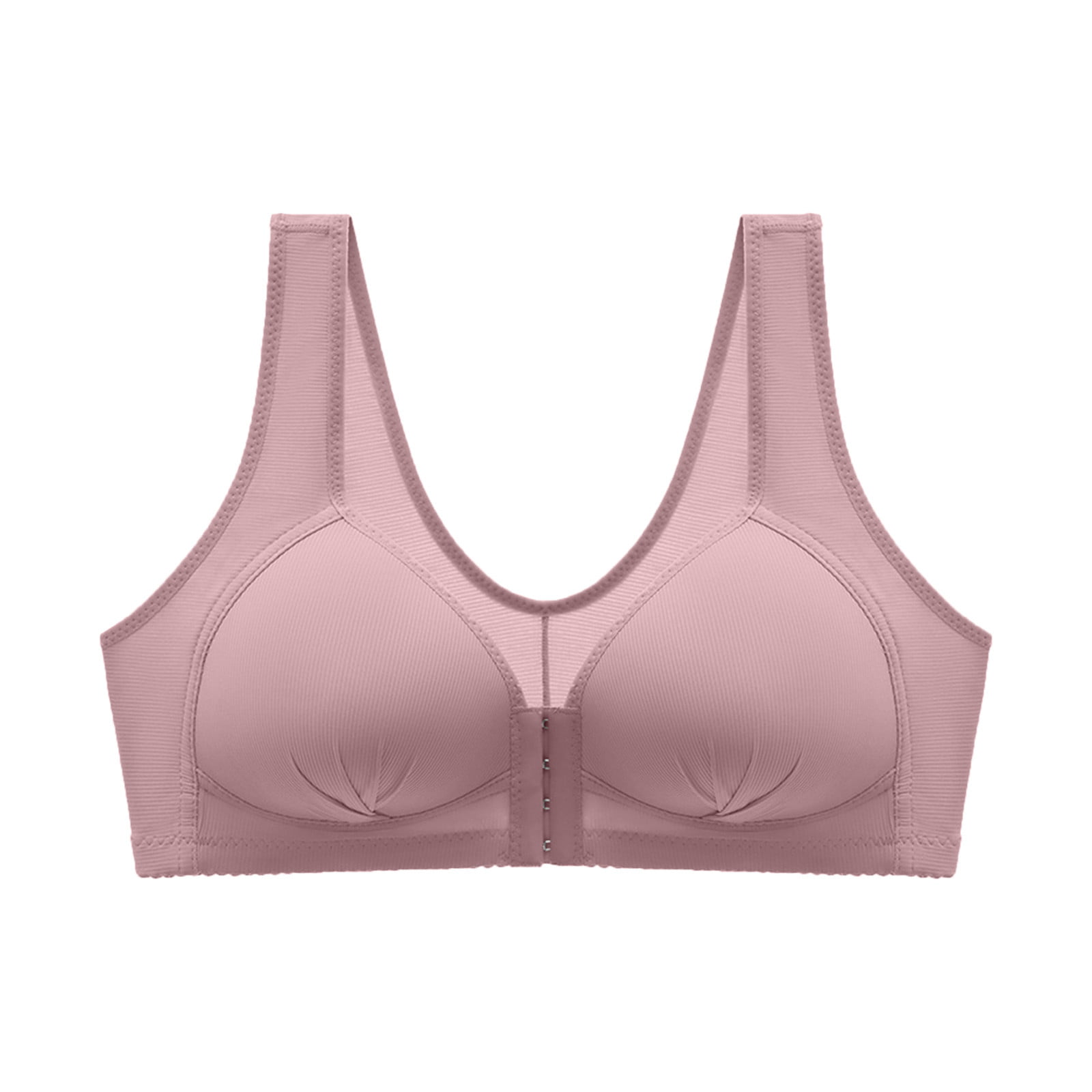 Mrat Clearance Racerback Bras for Women T Back Long Line Halter Bra Clear  Straps Strapless Bandeau Strapless Bras for Large Breasts Comfort Wireless  Bras for Women Push up Gray XL 