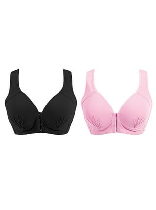 Pseurrlt Women's Sports Bra Lingerie Everyday Bra Without Underwire Women's  Plus Size Side Closure Shaping Bra Full Cup Lifter Stretch Bralette  Lightweight Push Up Bra with High Support 