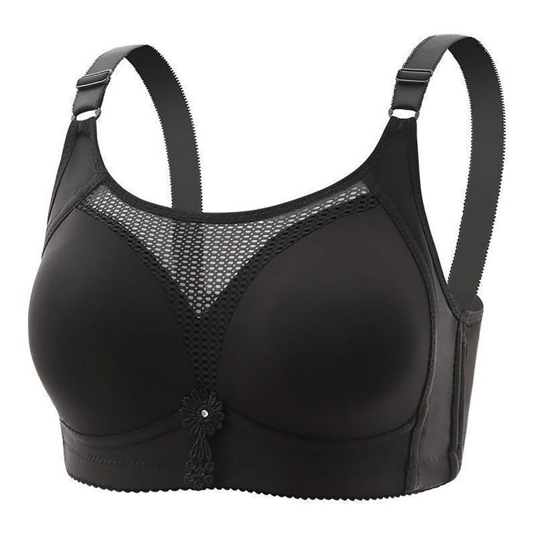Mrat Clearance Sports Bras for Women High Support Strapless Large Bust  Wireless Snap Front Bra Older Halter Strapless Push up Supportive Bras  Clear