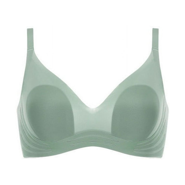 Mrat Clearance Sports Bras for Women High Support Supportive Sports Clear  Strap Nursing Bralette Cotton No Underwire Comfortable Clear Bra Straps  Front Closure Seniors Front Closure Bra Green 2XL 