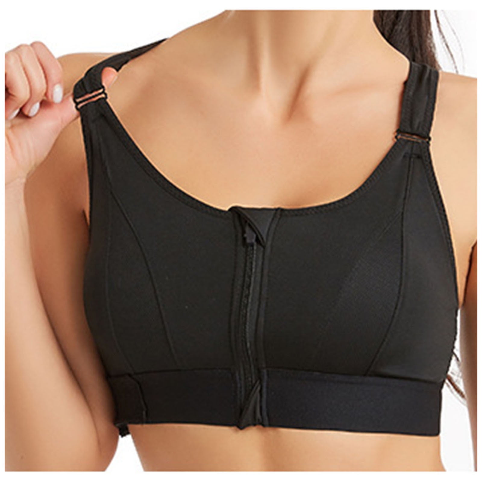 Mrat Clearance Sports Bras for Women High Support Yoga Comfortable Wireless  Front Closure Bras for Large Breasts Plus Size Bandeau Underwear Sports