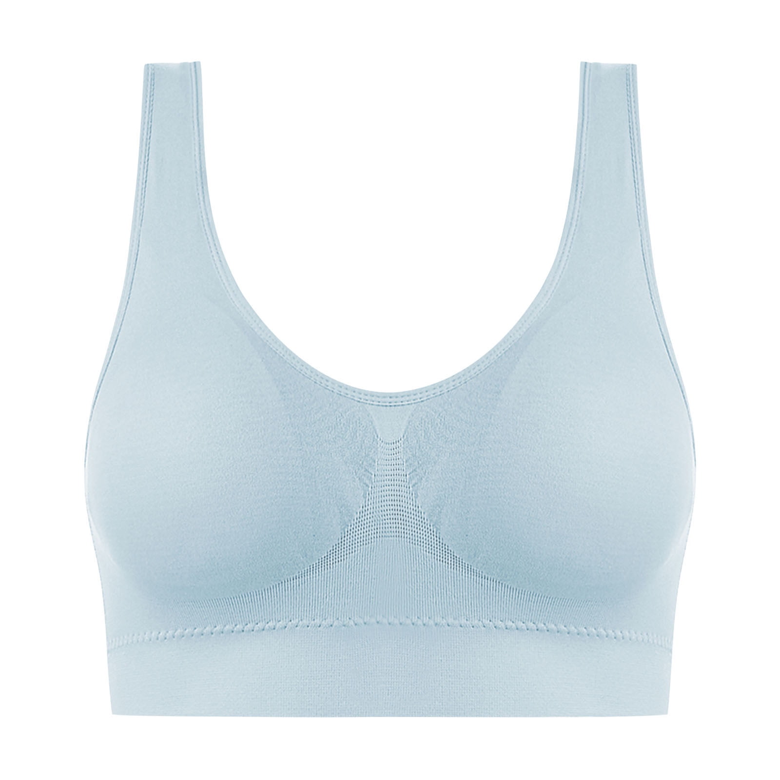 Women Tracless Breathable Sports Bra Inner Support Push Up