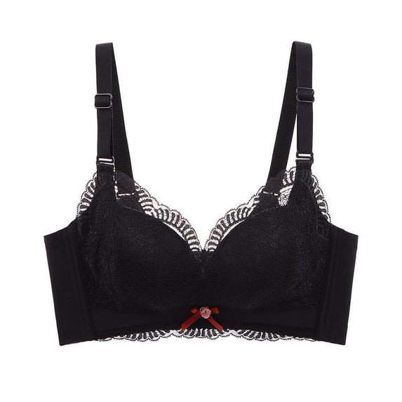 Mrat Clearance Sports Bras for Women High Support Thicken Underwear Daily Bra Racerback Bra Cotton Bralettes Push up Plus Size Black_Y 4XL
