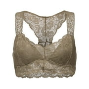 Mrat Womens Athletic Seamless Bra 3Pcwoman'S Embroidered Glossy Comfortable Breathable Bra Underwear No Rims Women Bras for Breasts Push Up S-720 Blue 2Xl