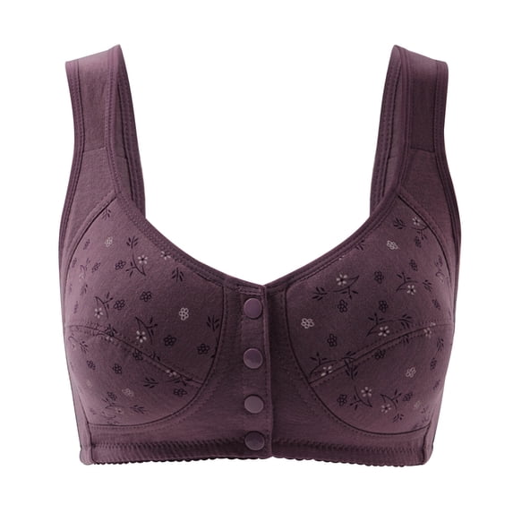 Mrat Clearance Womens Sports Bras Stretch Strapless Racerback Bras Seamless Bra lettes for Women Pack Wire-Free Bralettes Everyday Bra Wine 2XL
