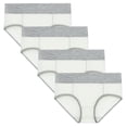 thumbnail image 1 of Mrat Cotton Underwear Women Women Color Patchwork Briefs Panties Underwear Knickers Bikini Underpanties Women's Bikini Panties S-37 White M, 1 of 9
