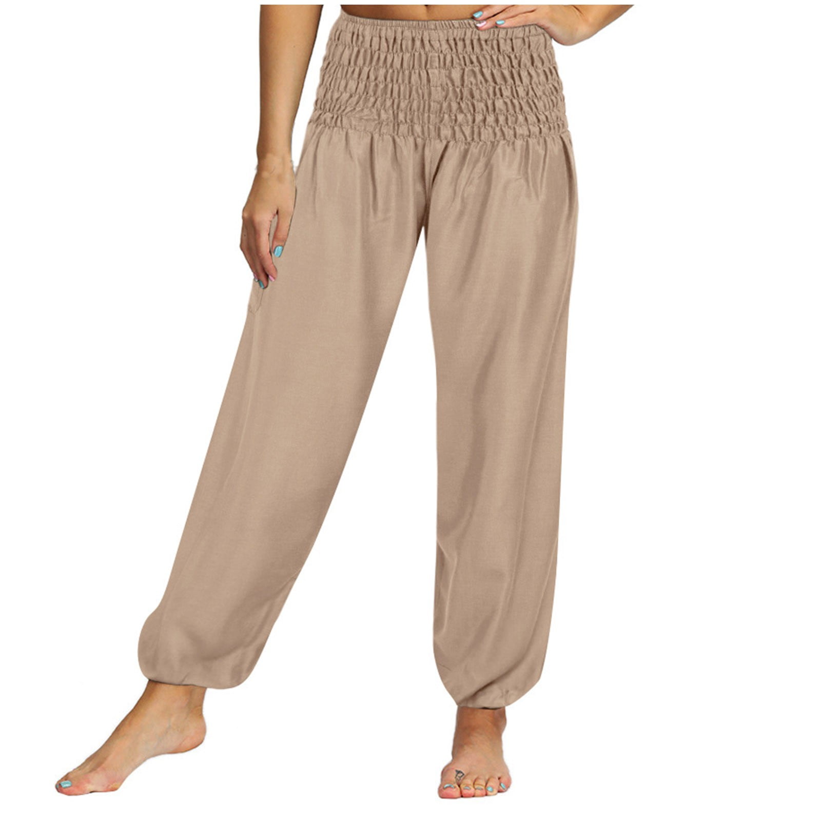 Womens Yoga Sweatpants Bootcut Loose Comfy Lounge Wide Leg Pants