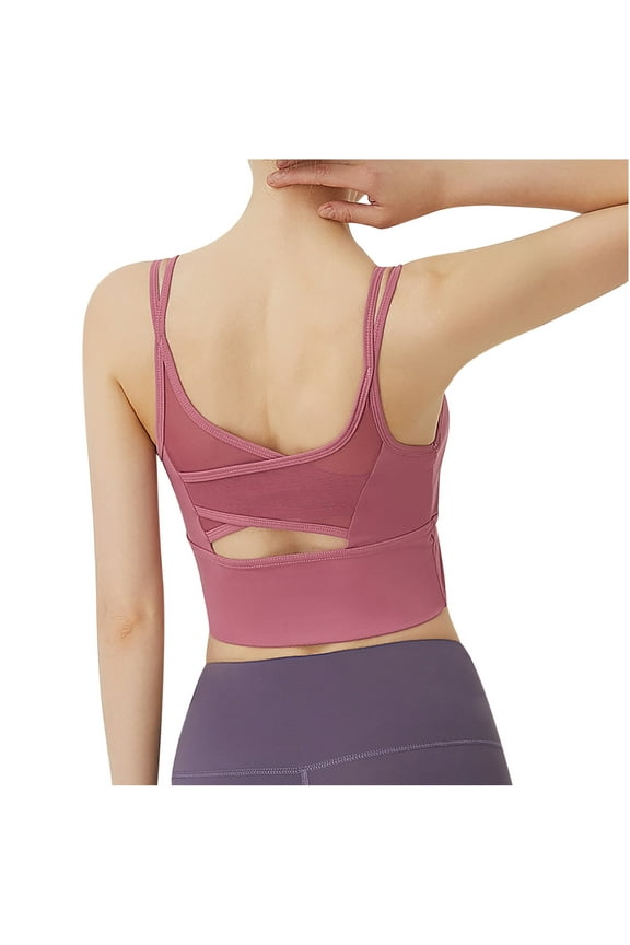 High Impact s for Women Underwear Thin Large Size Plus Size Strapless Stretch Seamfree Cami Strap Bralette High Impact s for Women No Sponge Breathable Upper Push up Bra S