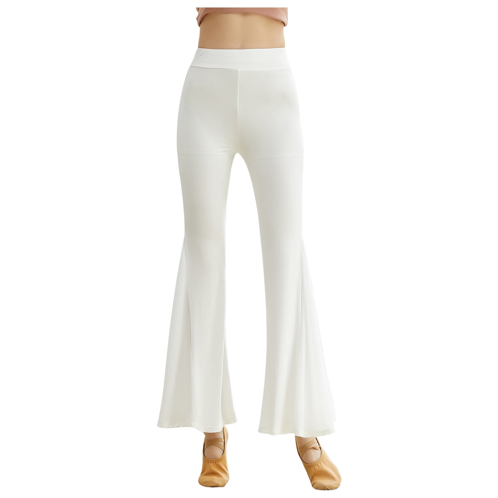 Mrat High Waisted Sweatpants for Women Long Pant Wide Leg Trousers ...