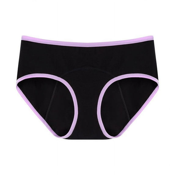 Mrat Lace Panties for Women Women's Large Cotton Color Postpartum Recovery Physiological Underwear Womens Panties Cotton S-130 Purple S