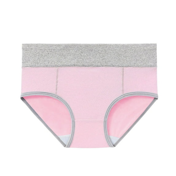 Mrat Lace Panties for Women Women's Large Seamless Cotton High Waist Briefs Hip Lifting Underpanties Woman Underwear Cotton S-137 Pink-a M