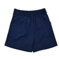 thumbnail image 1 of Mrat Ladies Travel Pants Women's Solid Cotton Wrinkled Thin Wide Leg High Waist Loose Casual Shorts Women Travel Pants S-196 Navy L, 1 of 5