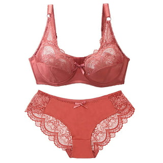 Womens Underwear Without Steel Ring Small Chest Push Up Seamless Lace Bra 