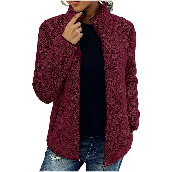 Mrat Long Sleeve Hoodless Casual Outwear & Jackets Womens Knit Sweaters Outwear Ladies Fashion Long Sleeves Comfortable Loose Tops Pocket Long Coat Blouse Female Long Winter Outwear