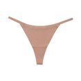 thumbnail image 1 of Mrat Long Underwear Women Women's Seamless T Panties European and American Cotton Leopard Print Thongs Low Waist Breathable Panties Womens Underwear High Waist S-94 Khaki M, 1 of 5