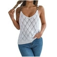 thumbnail image 1 of Low Cut Tank Tops Women's Fashion Tank Tops Summer Sleeveless Casual Loose Blouses Sleep Tank Tops for Women S-153, 1 of 7