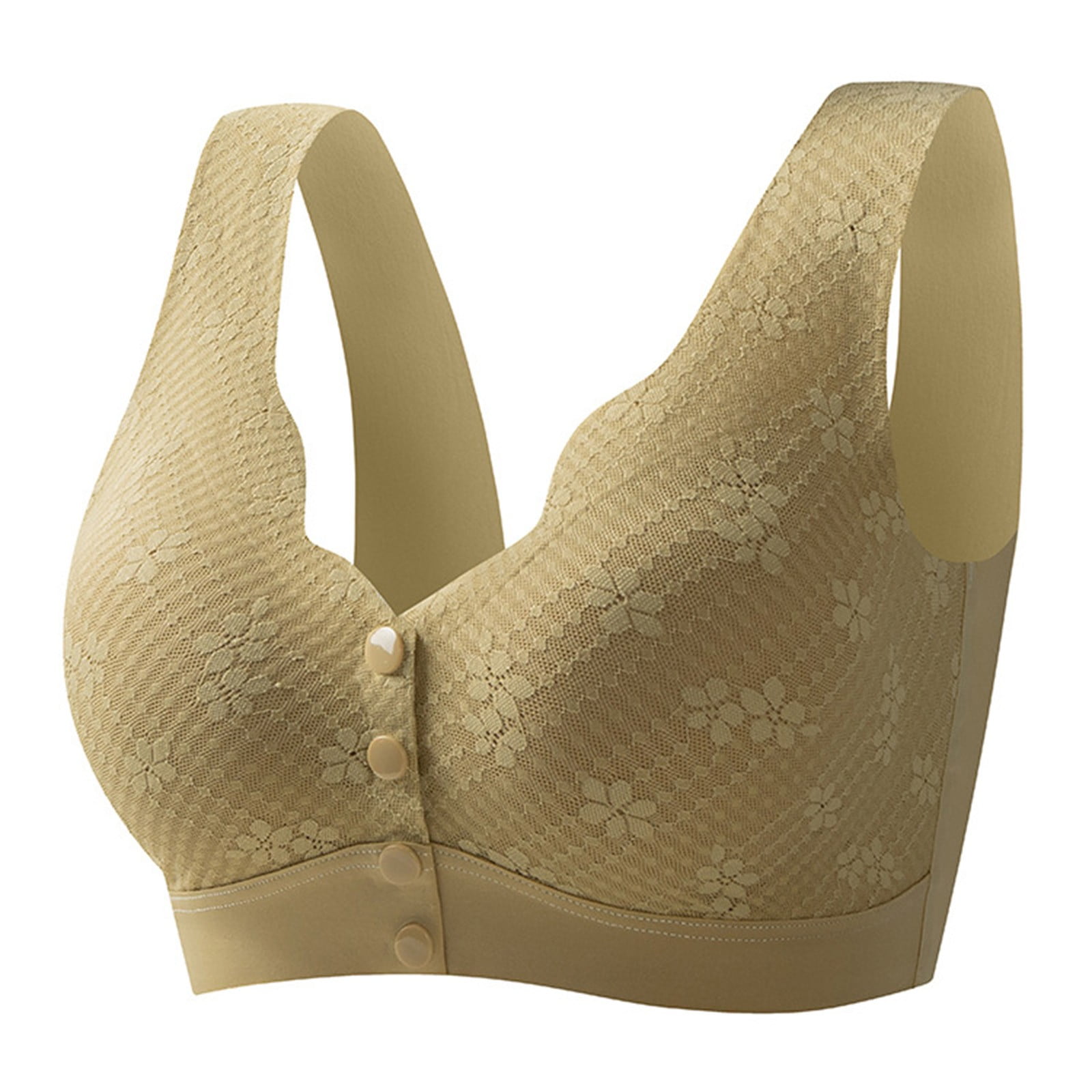 Mrat Padded Training Bras for Women Woman Oversized Wireless Bra Glossy