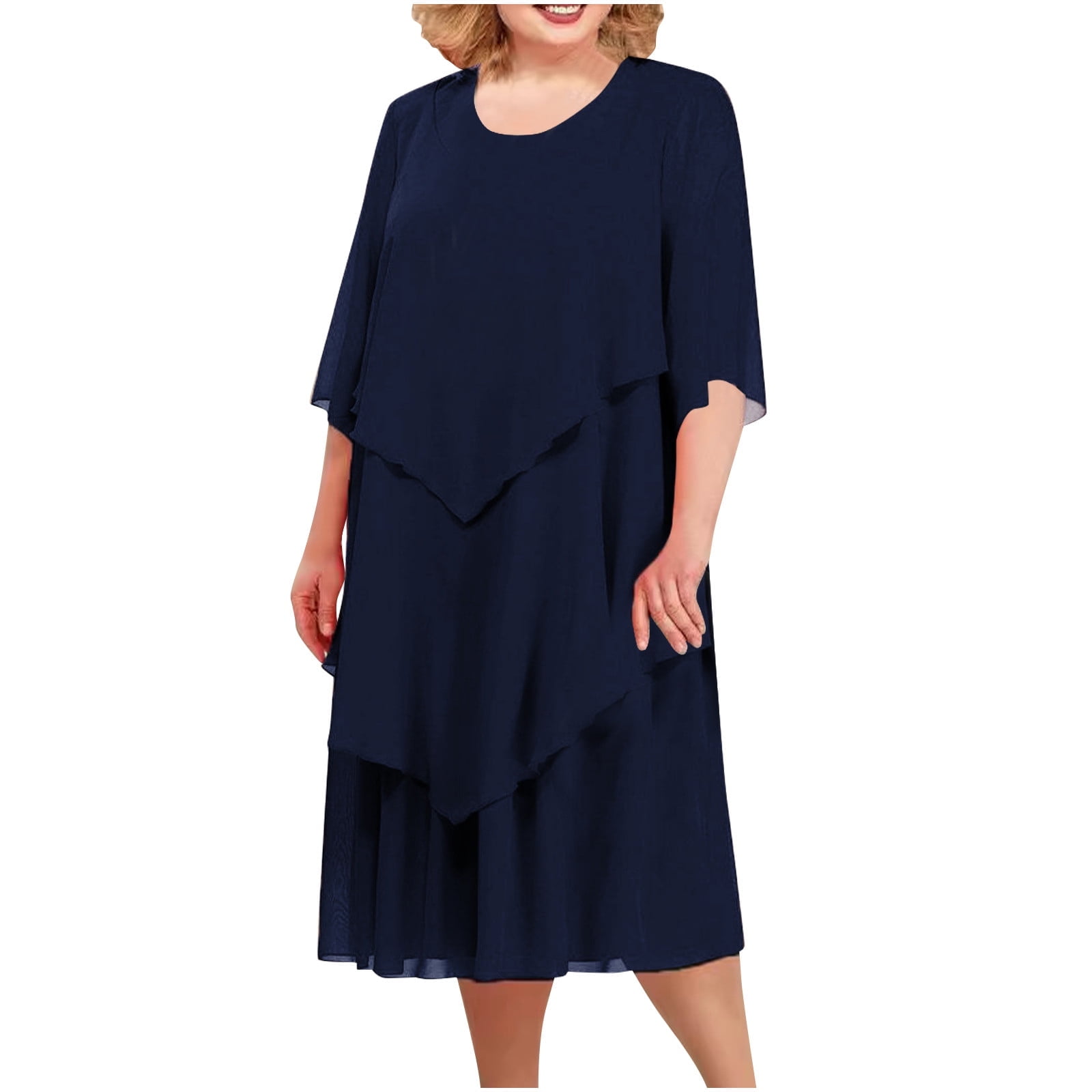 Strapless Chiffon Full Length Gowns Mist Plus Size