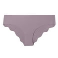 thumbnail image 1 of Mrat Plus Size Cotton Underwear for Women Women's Fashion Briefs Comfortable Underwear Women Causal Panties Briefs Women Underwear Seamless S-277 Gray XL, 1 of 6
