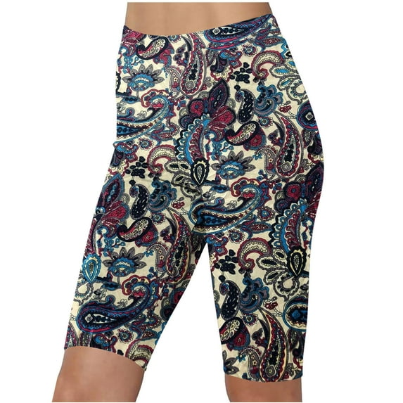 Mrat Printed Cropped Pants Female Long Pants Drawstring Printed Cropped Pants Cargo Sweatpants for Female High Waisted Straight Capris with Pockets Watermelon Red_BB XXXXXL