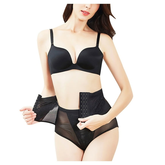 Mrat Seamless Lingerie Women Comfort Brief Breathable Ladies Butt Lifter Shapewear Hi-Waist Double Panty Body Shaper Moisture-Wicking Cotton Brief